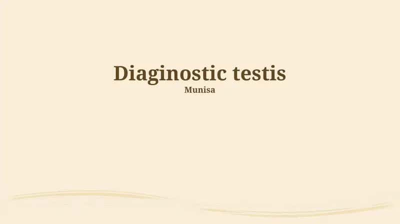 Diagnoz testlari 1