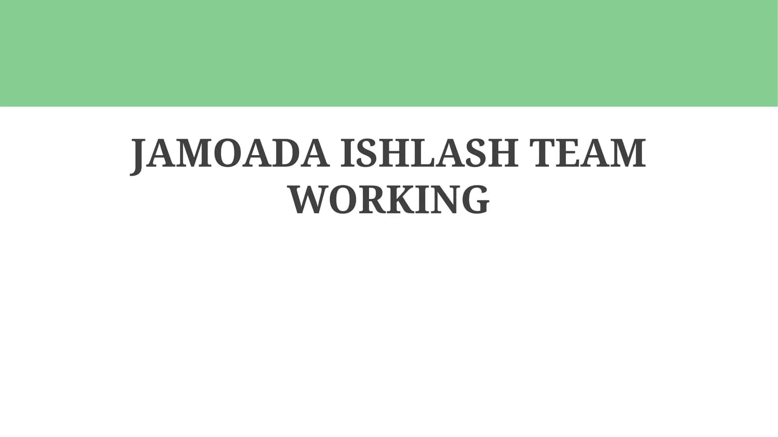 Jamoaviy ishning mohiyati 1