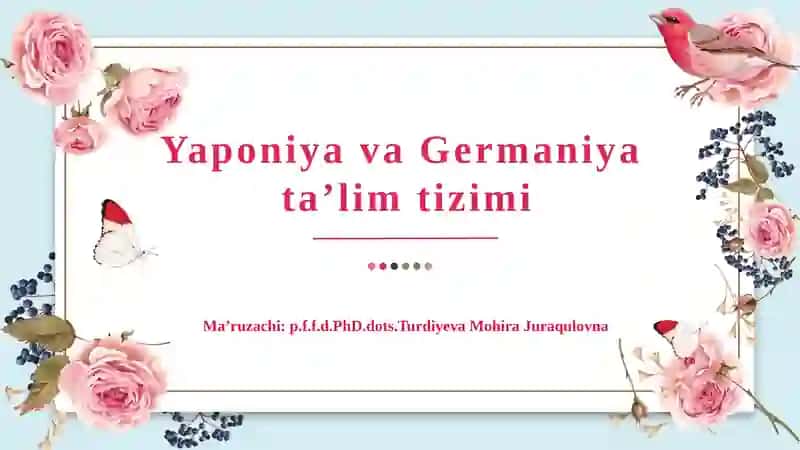 Yaponiya ta’lim tizimi