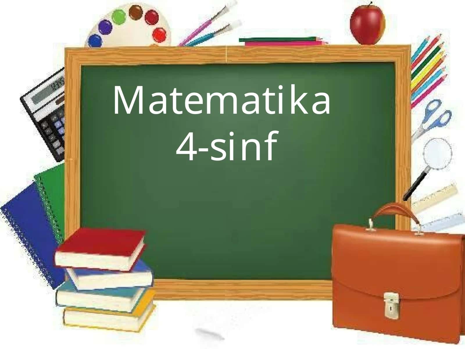 4-sinf Matematika fanidan Tо'plamlar. Eyler-Veyen diagrammasi dars taqdimot 1