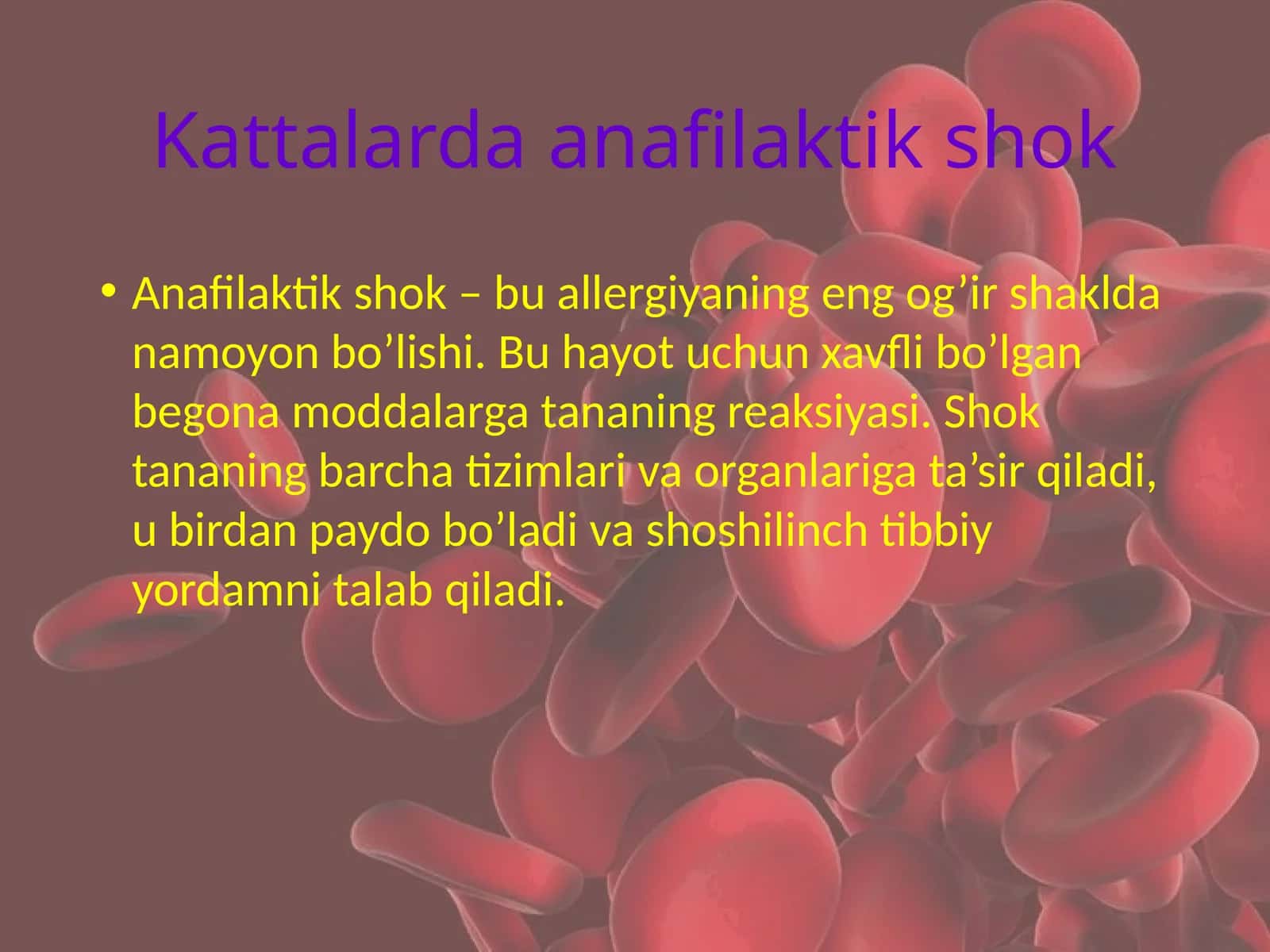 Kattalarda anafilaktik shok 1