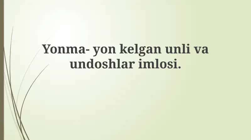 Yonma- yonkelganunlivaundoshlarimlosi 1