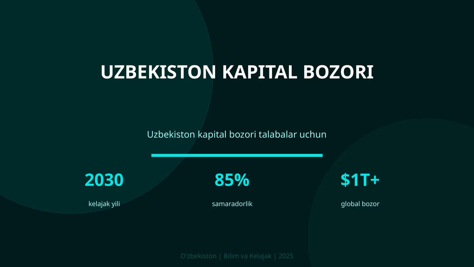 Uzbekiston kapital bozori 1