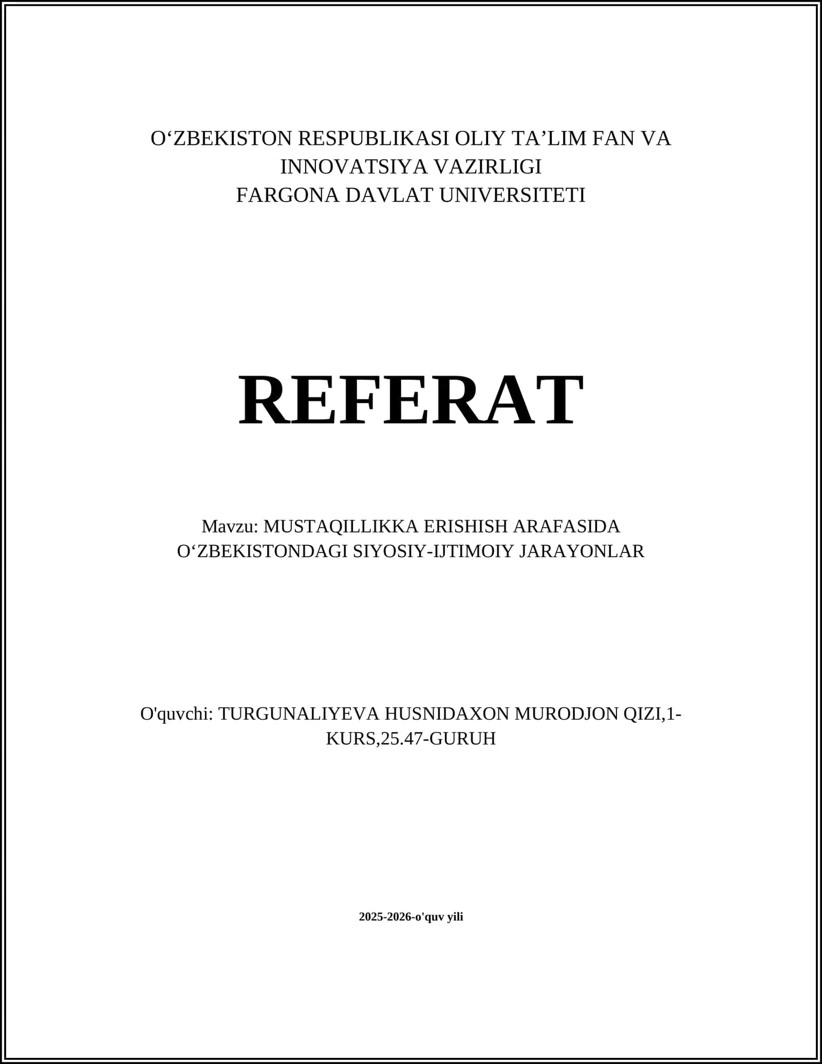 Perestroyka va glasnostaning Oʻzbekistonga taʼsiri 1