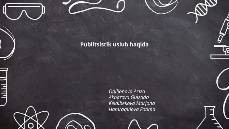 Publitsistik uslub haqida 1