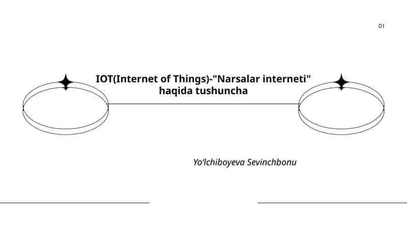 Narsalar interneti (IoT) - Umumiy Tushuncha va Ta'rif 1