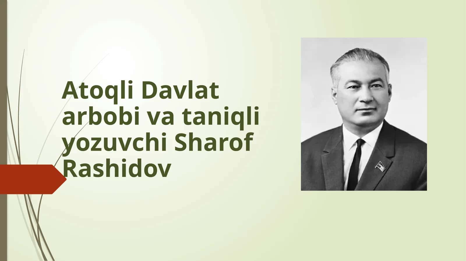 Sharof Rashidov 1