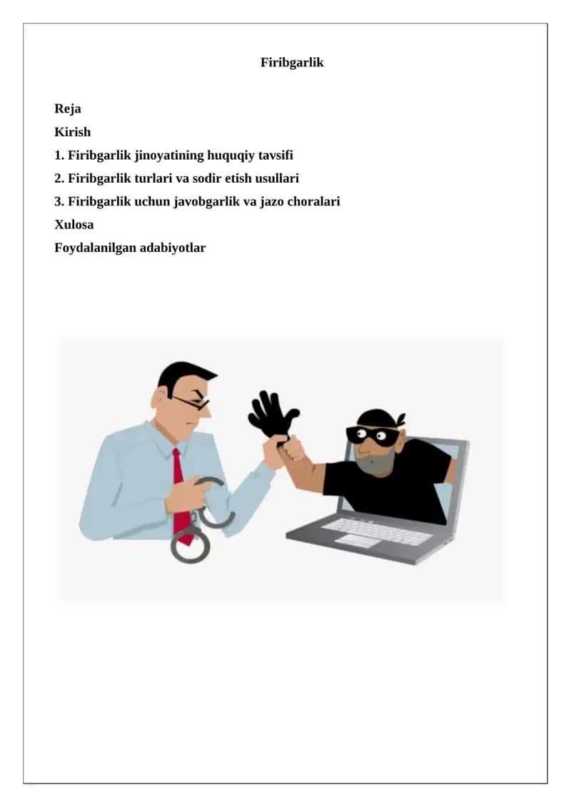 Firibgarlik 1