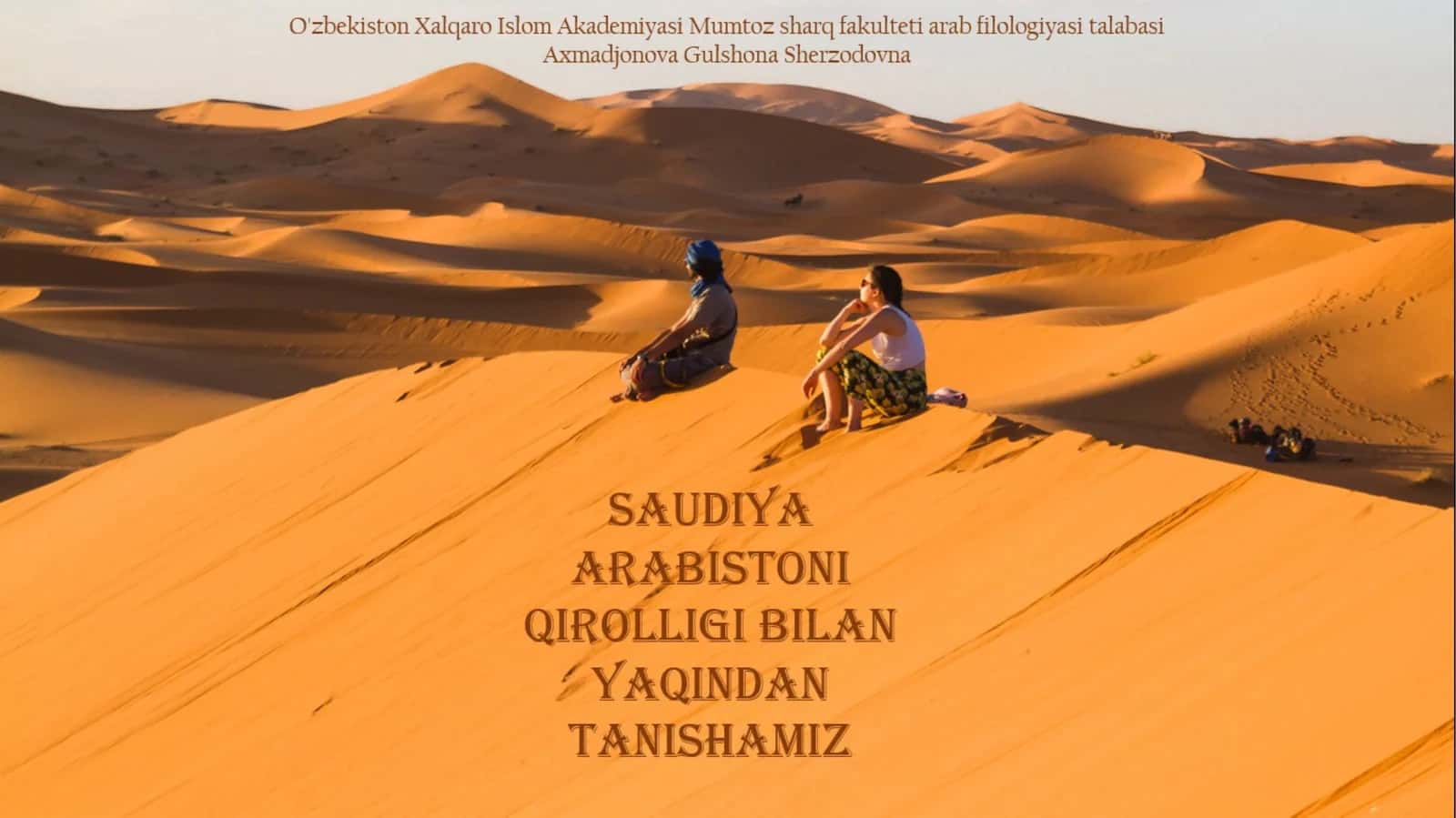 PPT Saudiya Arabistoni Qirolligi 2-qism 1