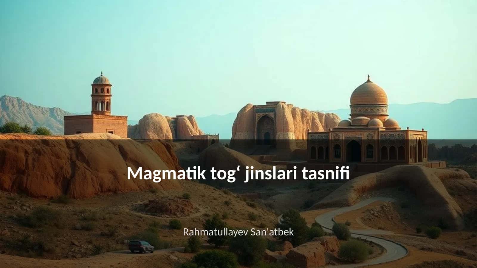 Magmatik togʻ jinslari tasnifi 1