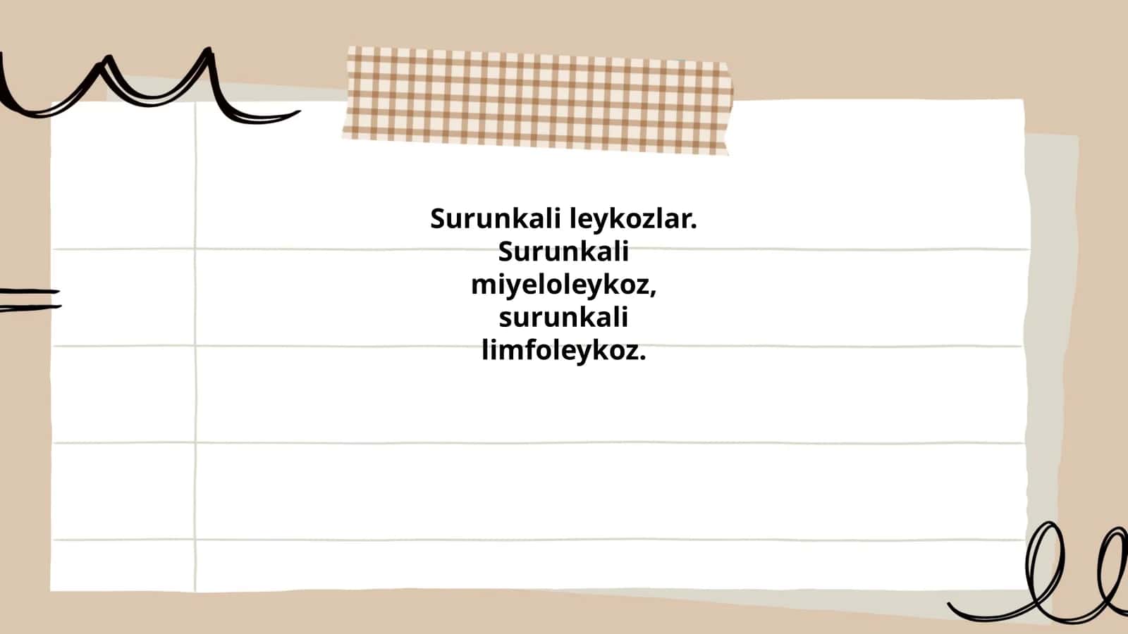 Surunkali leykozlar. Surunkali miyeloleykoz, surunkali  limfoleykoz. 1