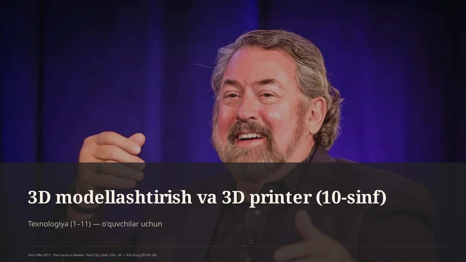 3D modellashtirish va 3D printer (10-sinf) 1