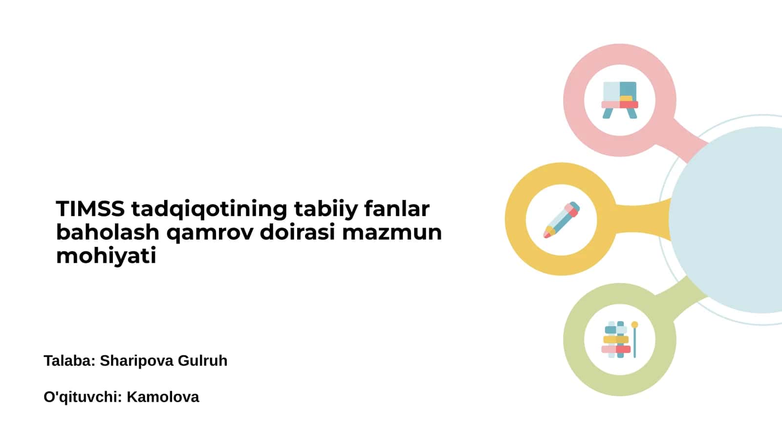 TIMSS tadqiqotini tahlil qilish 1