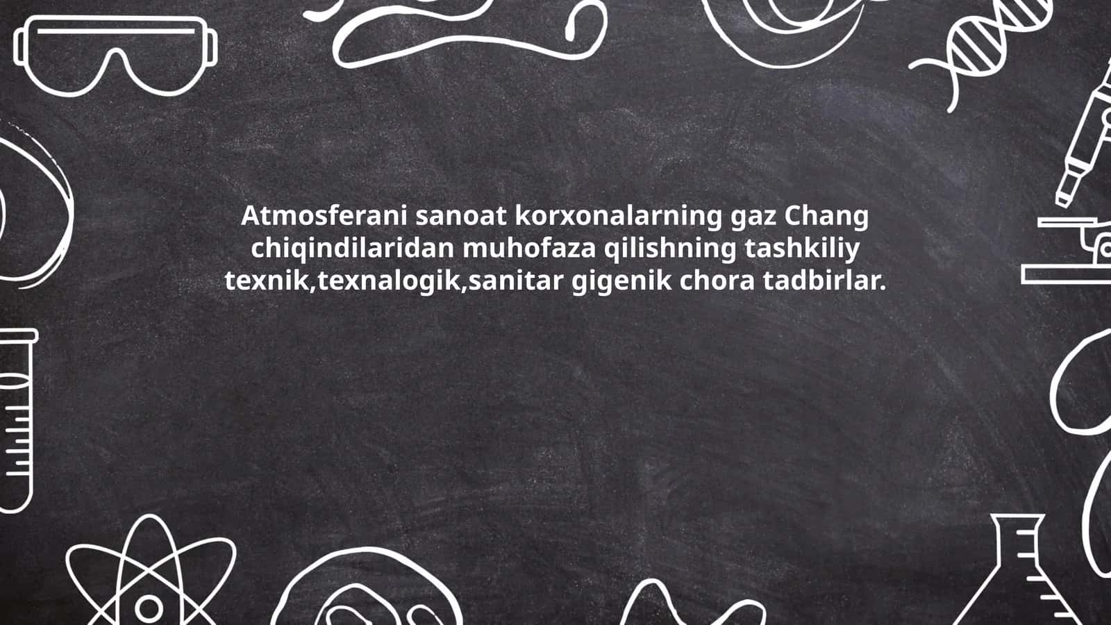 Ifloslanishni nazorat qilish texnologiyalari 1