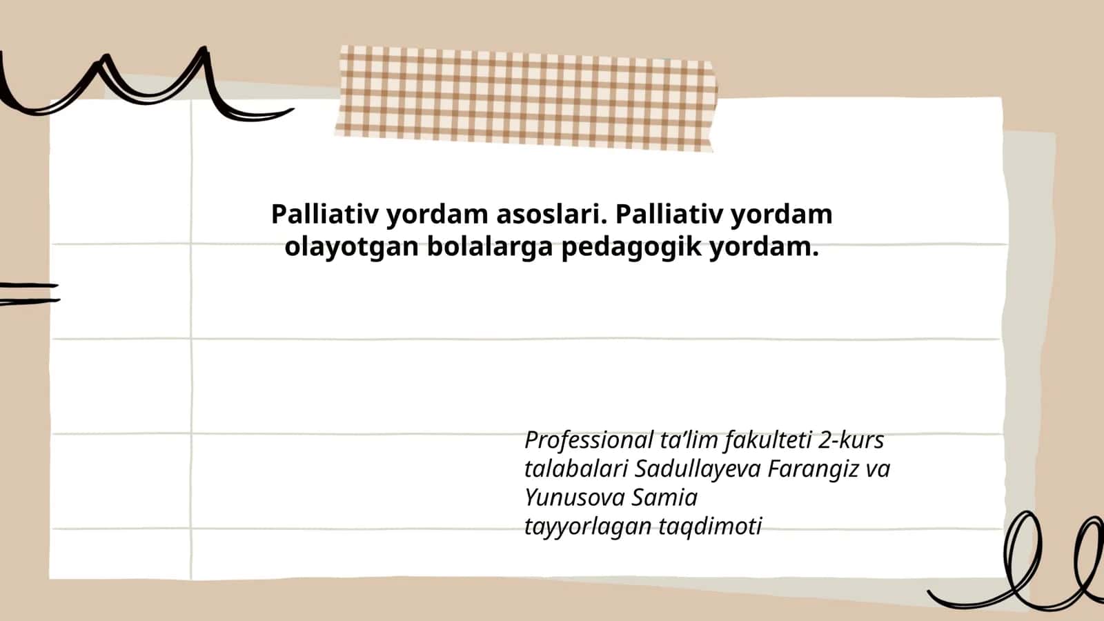 Palliativ yordam asoslari 1