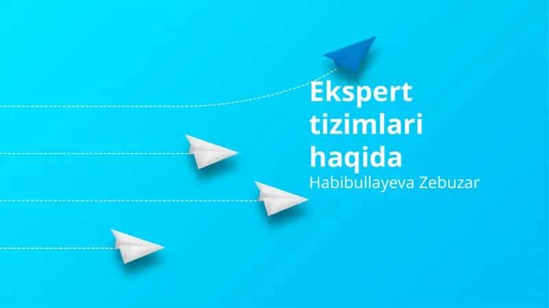 Ekspert tizimlari haqida 1