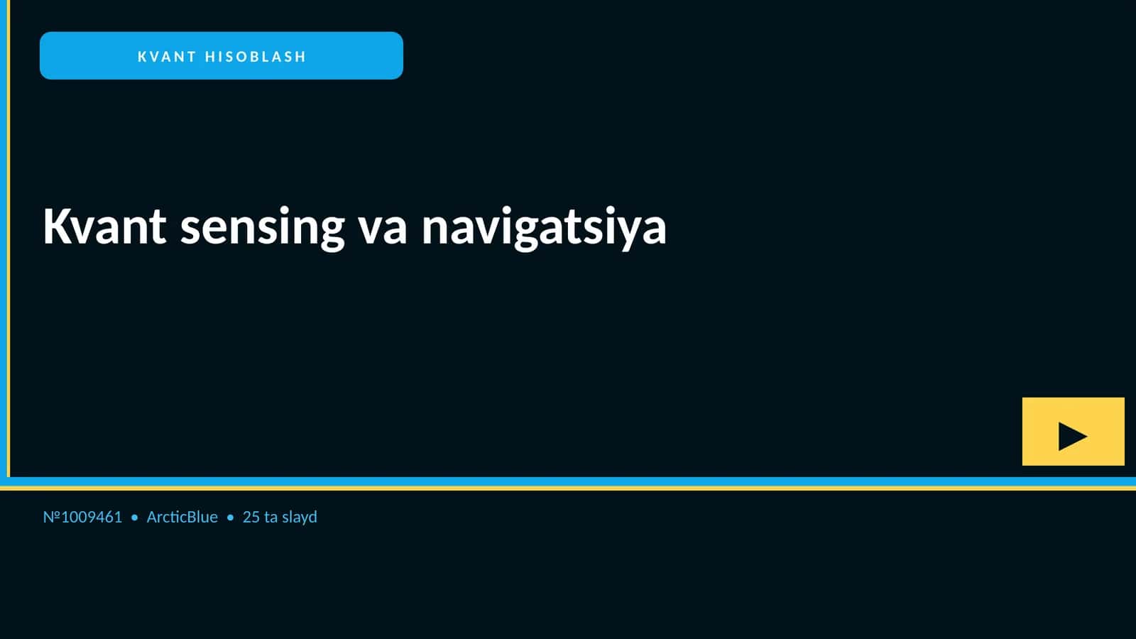 Kvant sensing va navigatsiya 1