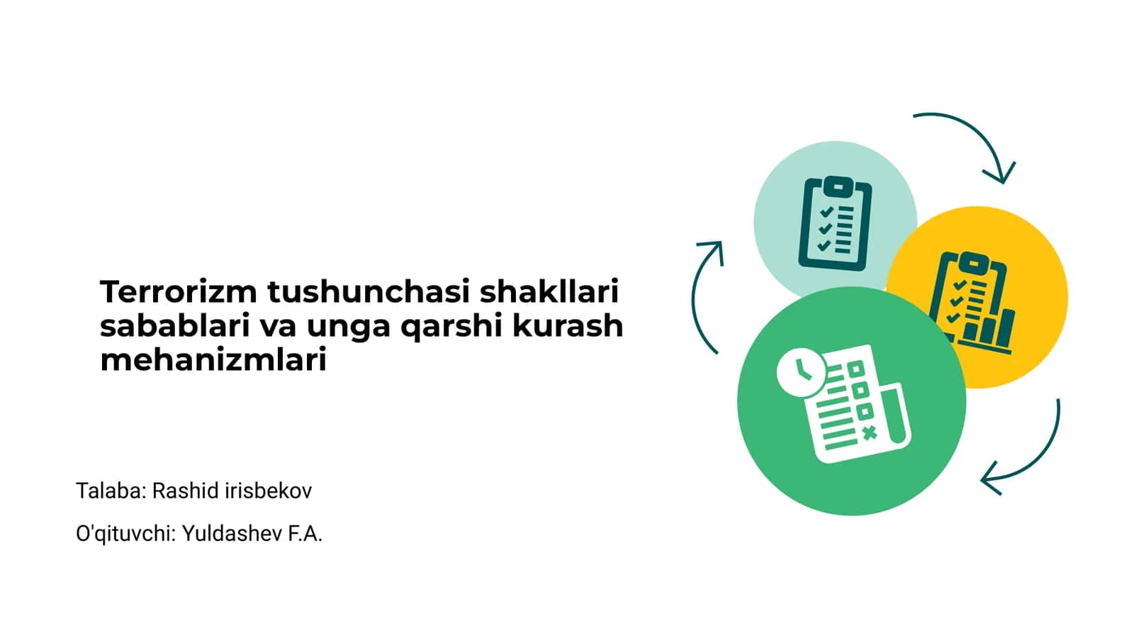 Terrorizm tushunchasi shakllari sabablari va unga qarshi kurash mehanizmlari 1