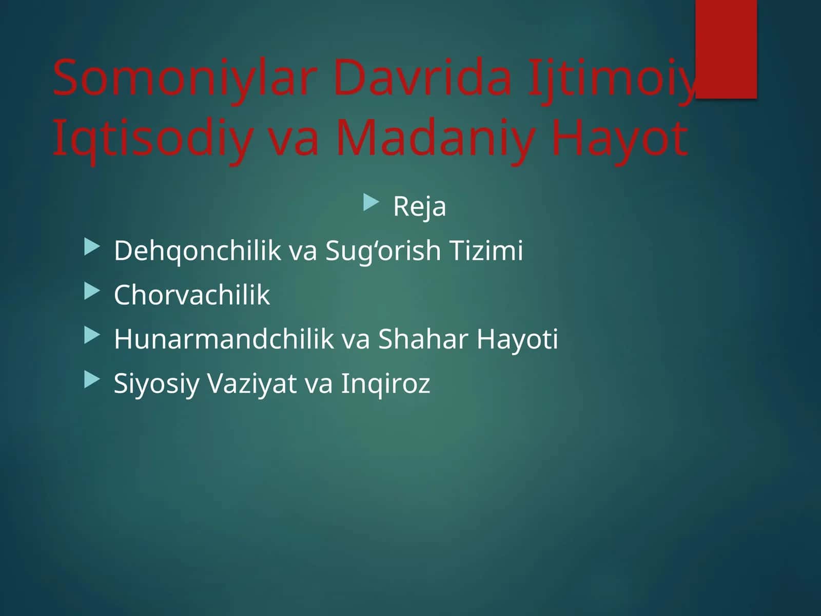 Somoniylar Davrida Ijtimoiy-Iqtisodiy va Madaniy Hayot 1