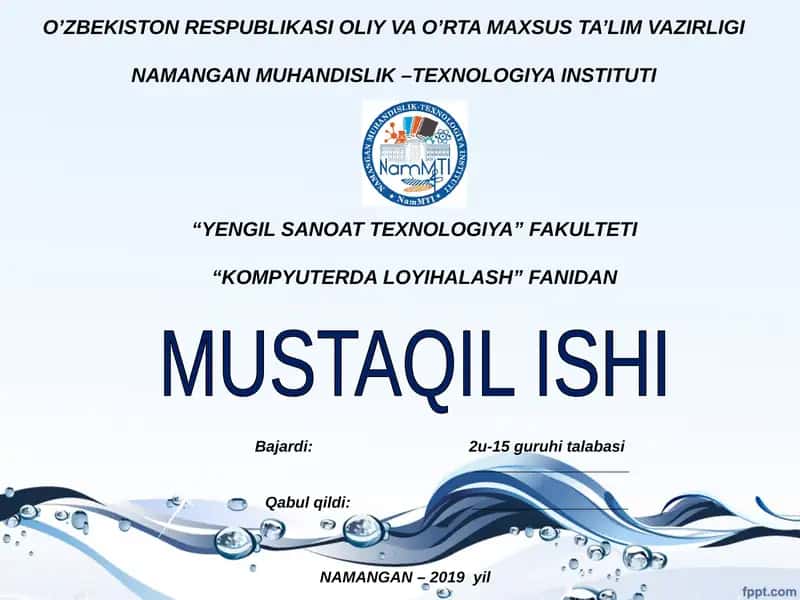 Erkaklarpidjaginiloyihalash 1