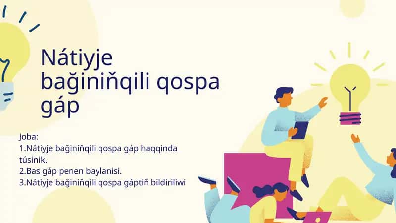 Nátiyje bağiniňqili qospa gáp 1