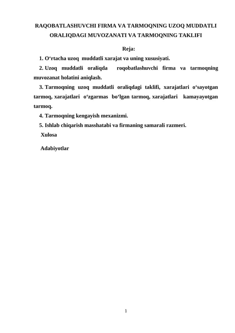 Adabiyotlar 1