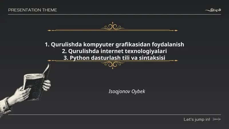 Qurulishda 3D modellashtirish va vizualizatsiya 1