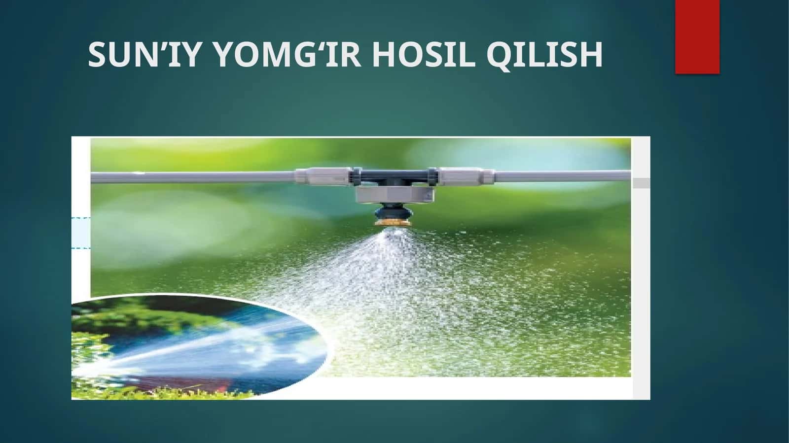 SUN’IY YOMG‘IR HOSIL QILISH 1