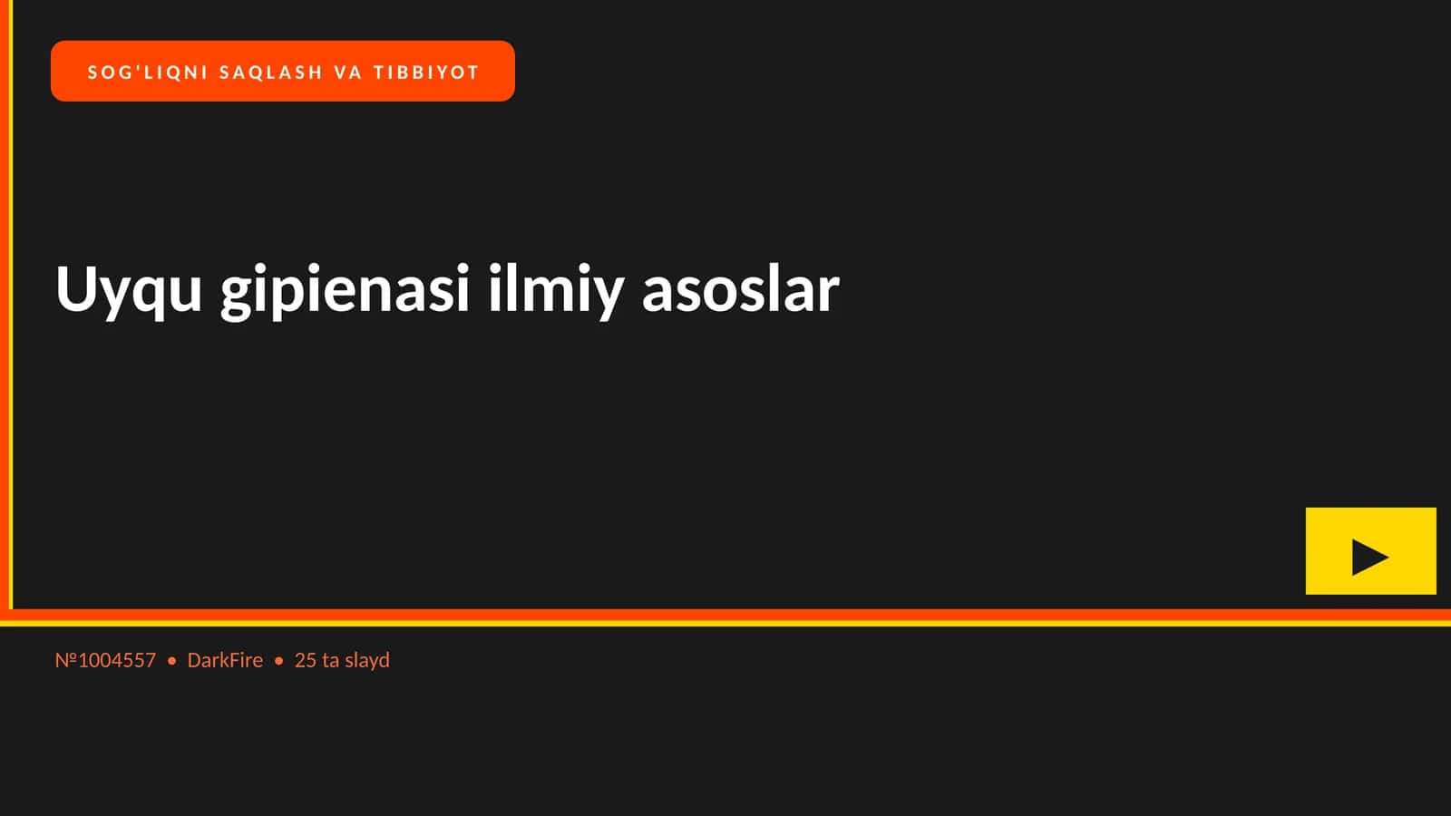 Uyqu gipienasi ilmiy asoslar 1