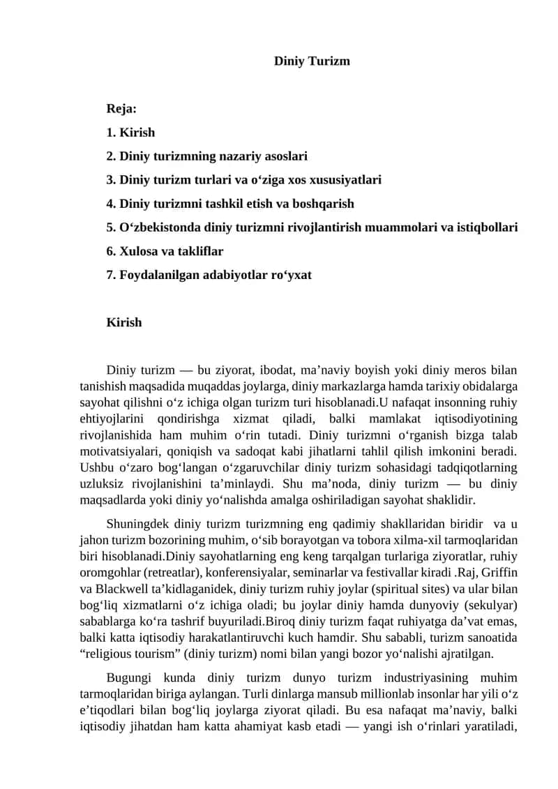 Diniy Turizm 1