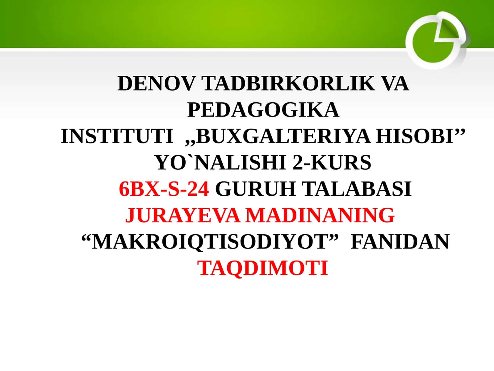 Iste’mol, jamg’arma va investitsiyalar 1