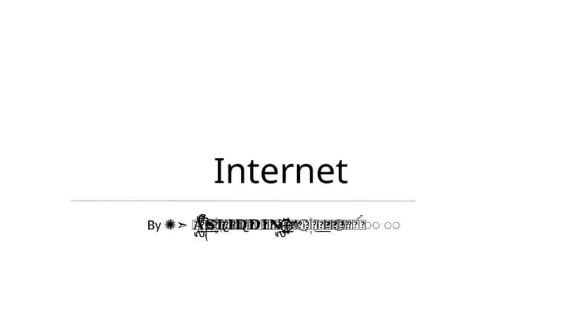 Internetning tug'ilishi 1