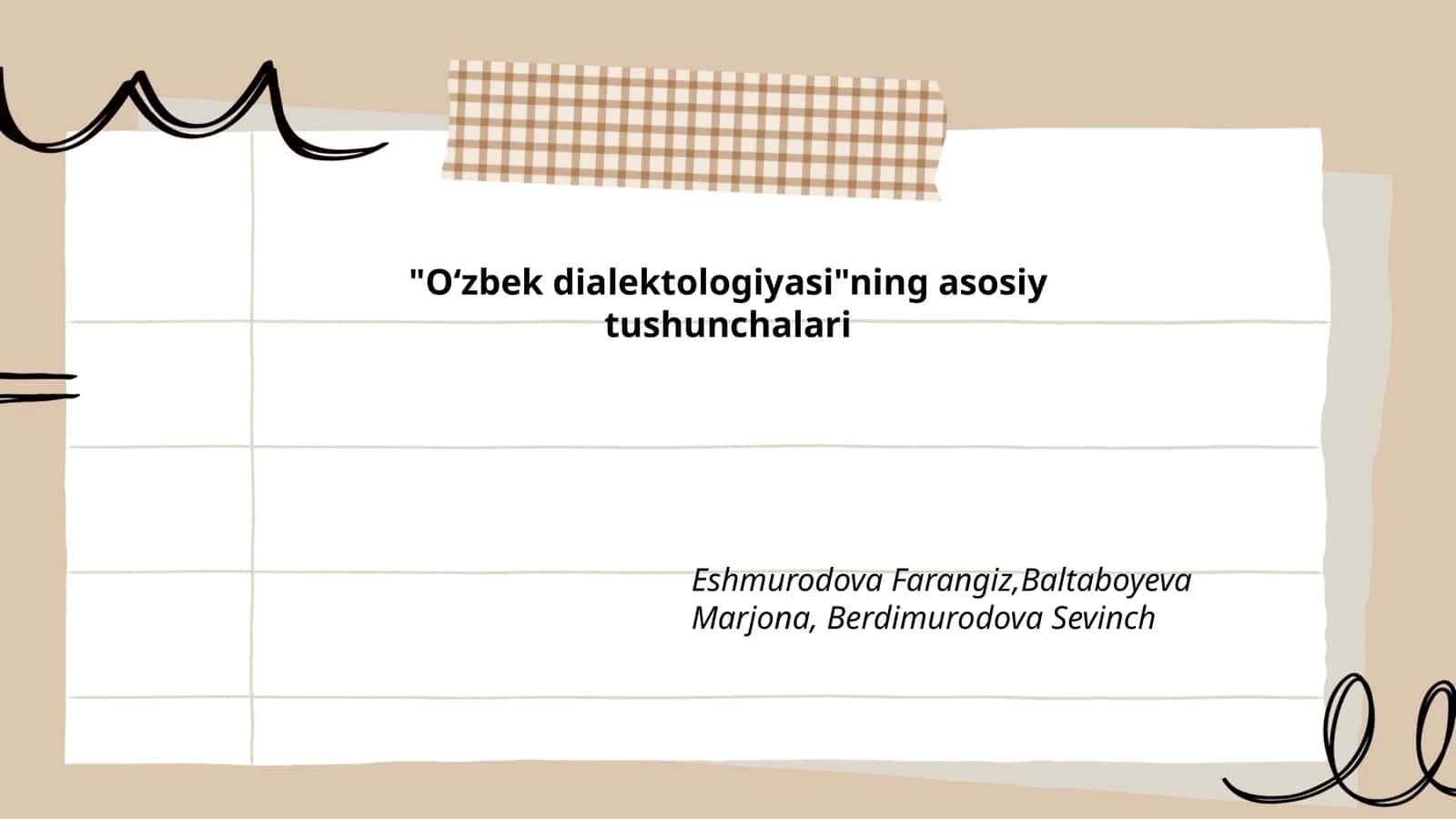 Oʻzbek dialektologiyasi 1