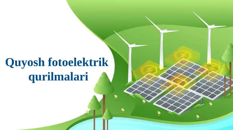 Quyoshfotoelektrik qurilmalari 1