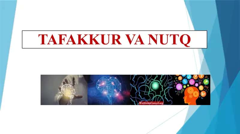 Tafakkur va Nutq 1