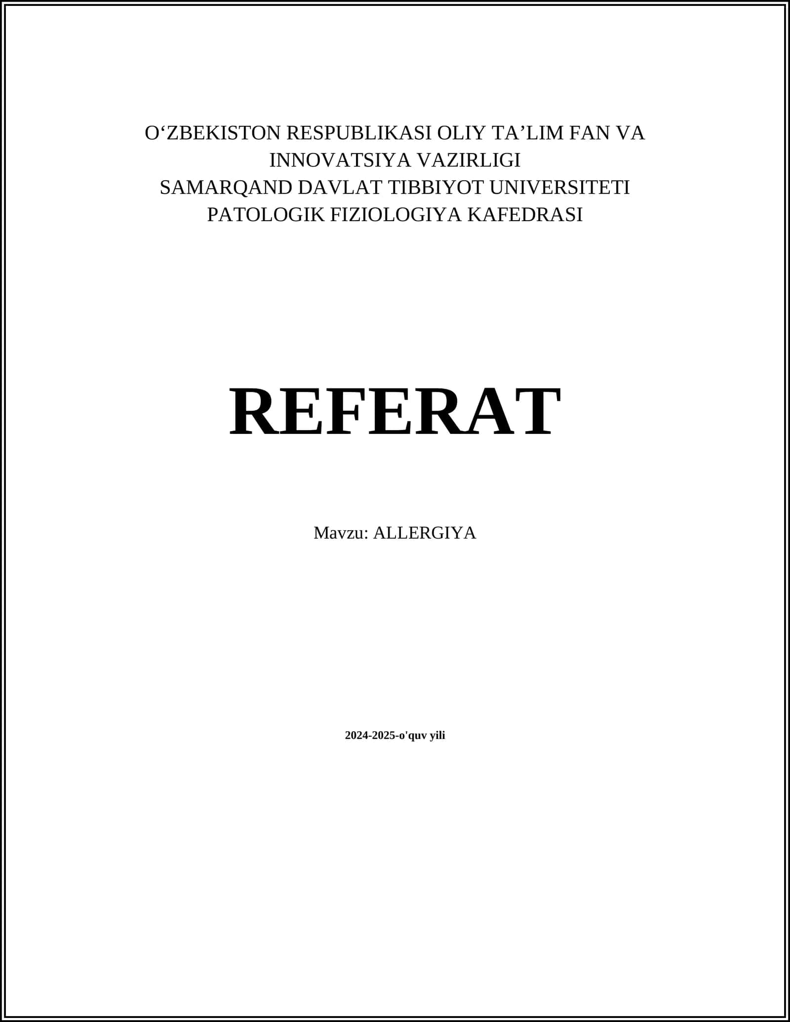 ALLERGIYA 1