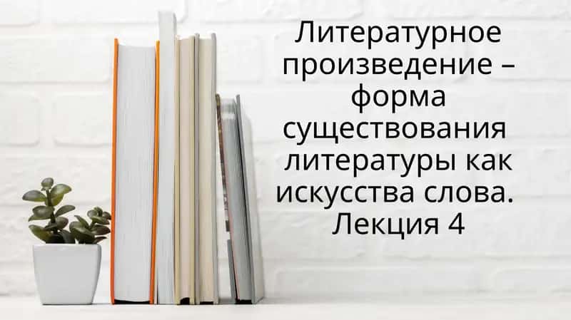 Литературное произведение 1