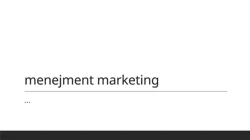 Marketing strategiyalarini rejalashtirish