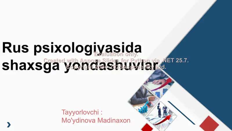 Rus psixologiyasida shaxsga yondashuvlar 1