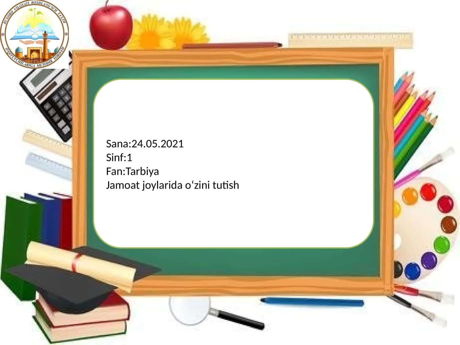 Jamoat joylarida o‘zini tutish 1