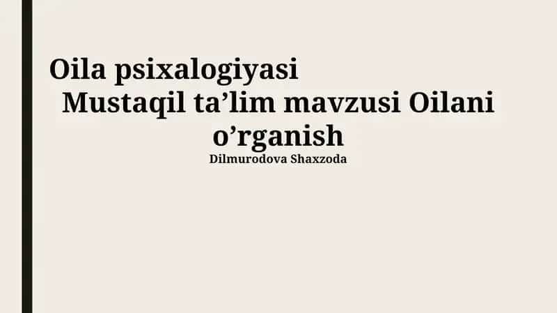 Oila psixalogiyasi 1