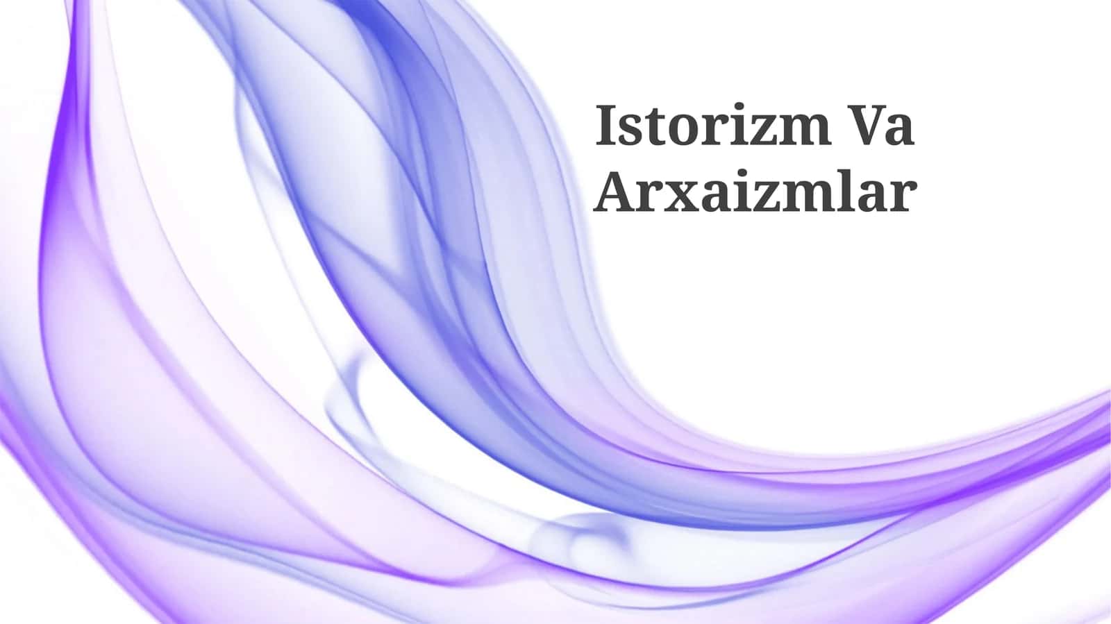 Istorizm Va Arxaizmlar 1