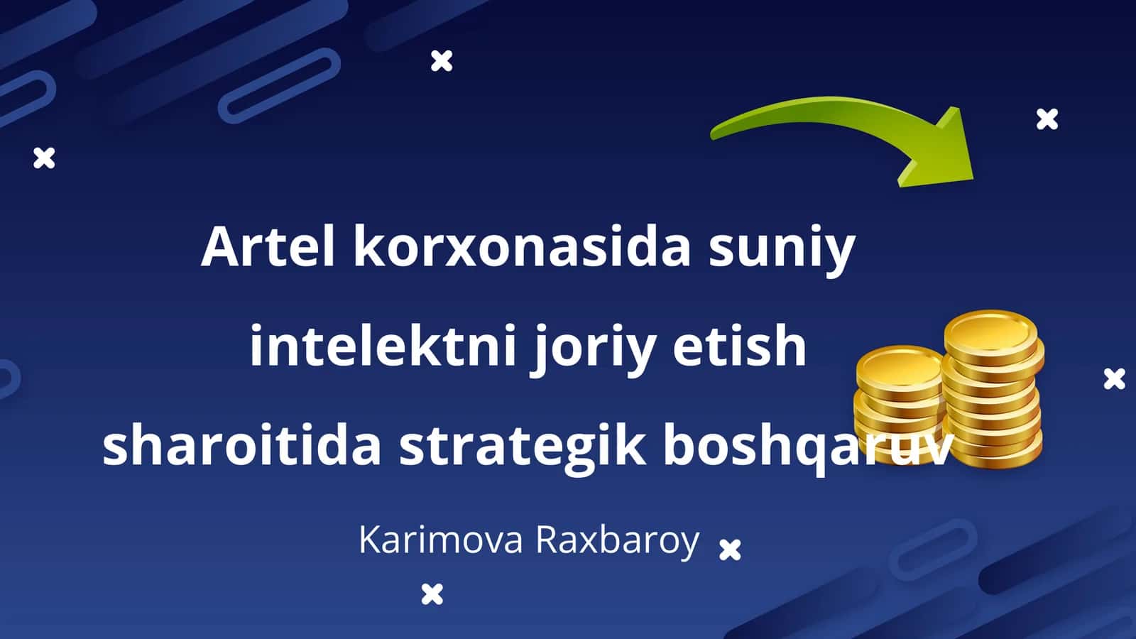 Sun'iy intellektning strategik boshqaruv 1