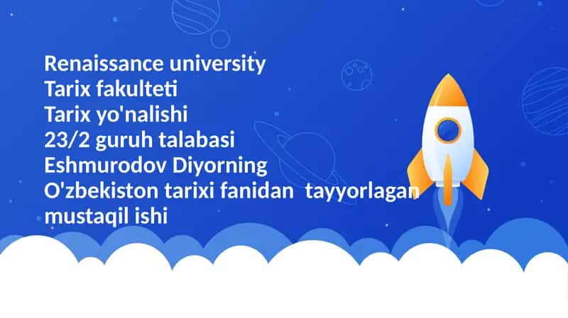 O‘zbekiston xududida urug‘chilik jamoasining shakllanishi 1