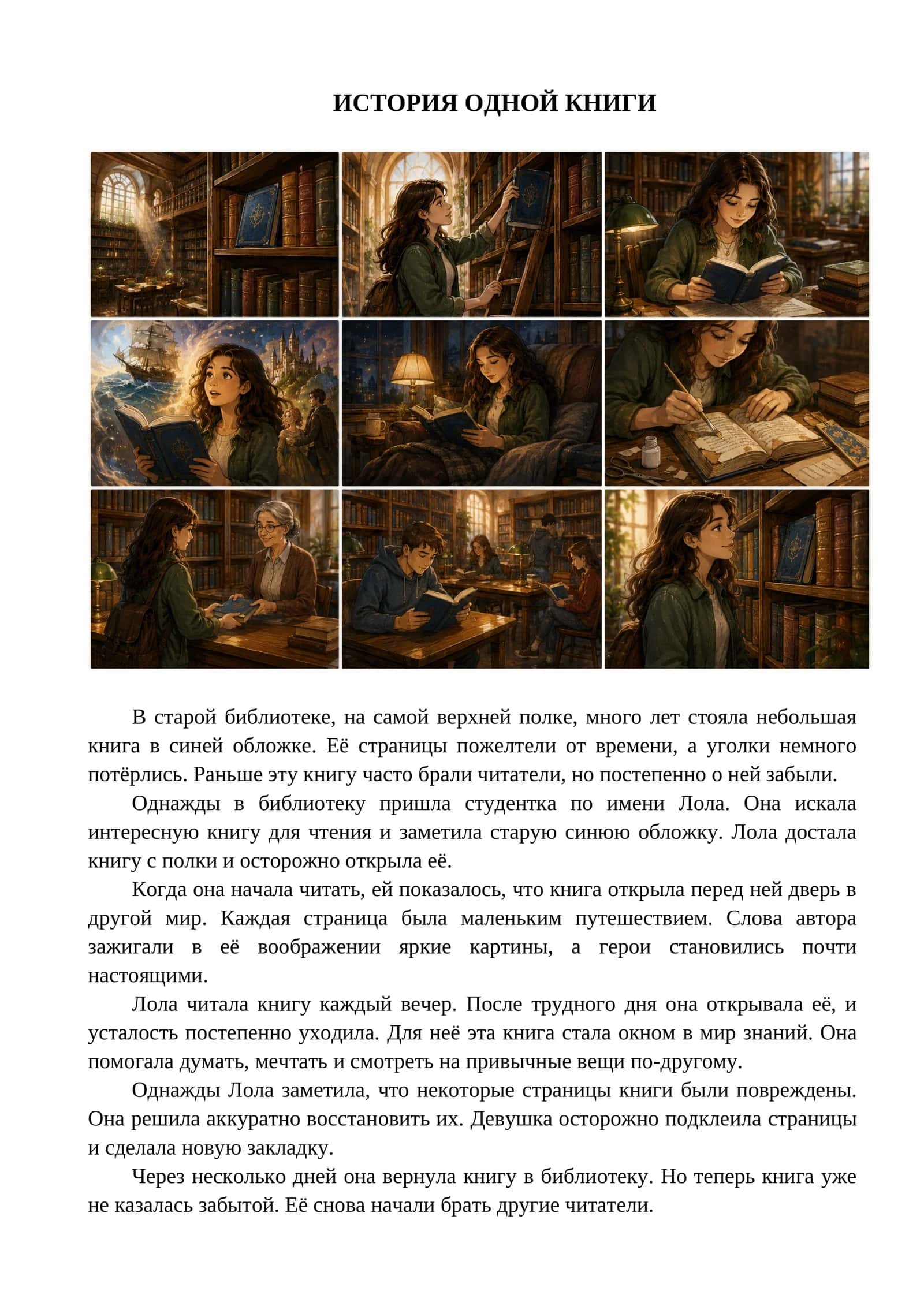 ИСТОРИЯ ОДНОЙ КНИГИ+ метафора. 1