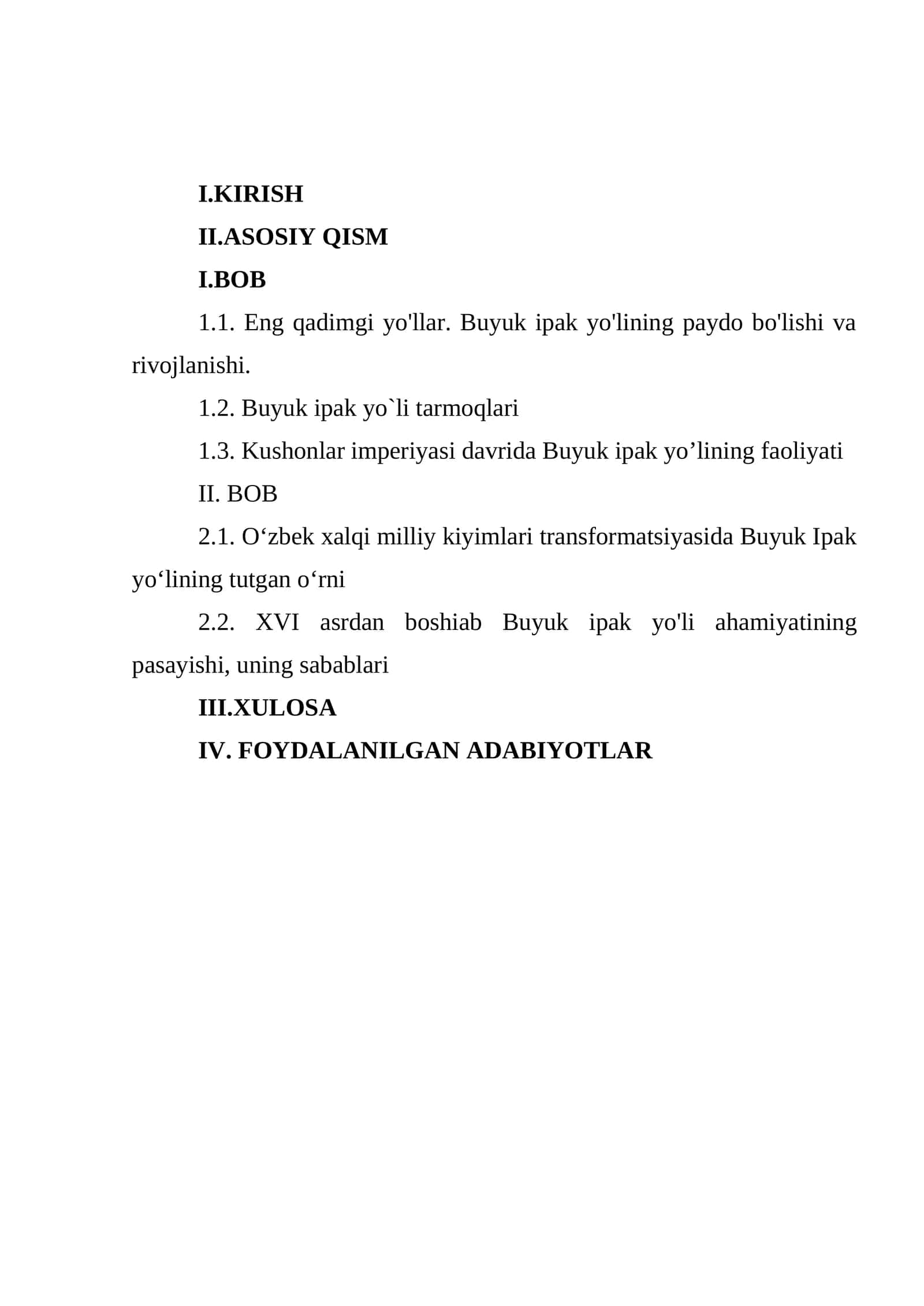 Buyuk Ipak yo'li 1