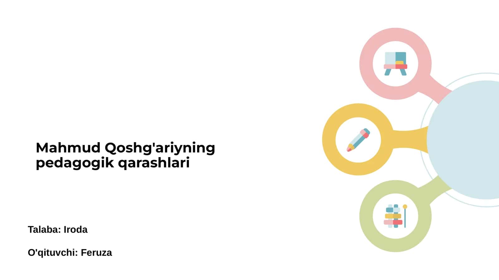 Mahmud Qoshg'ariyning pedagogik qarashlari 1