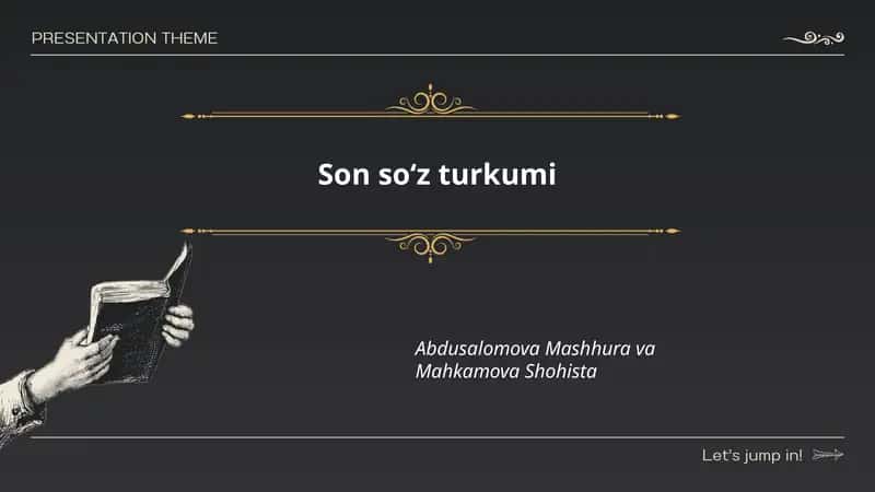 Son so‘z turkumi 1