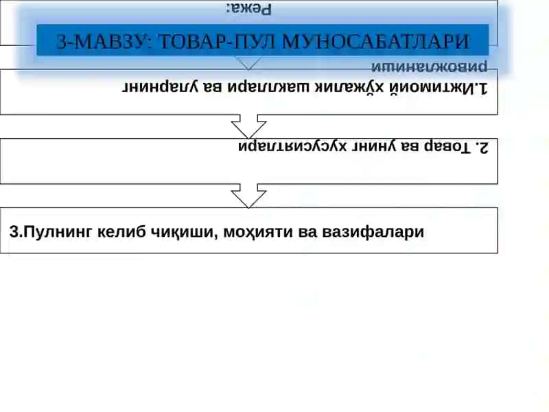 Товар-пулмуносабатлари