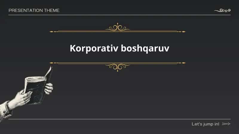 Korporativ boshqaruv 1